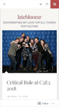 Mobile Screenshot of latebloomr.com